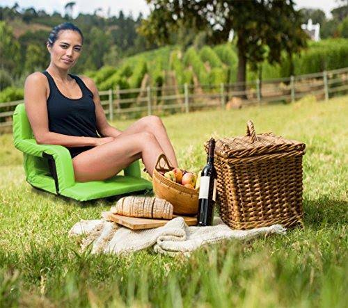 Portable Foldable Padded Recliner Seat with Handle M1470