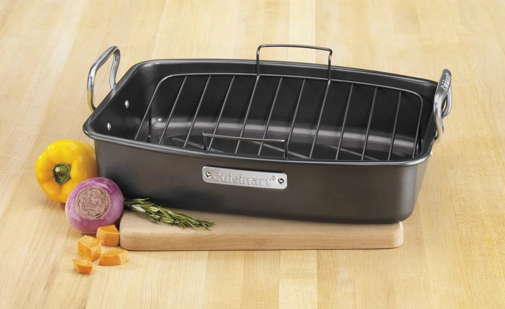 17" x 13" Non-Stick Roaster Pan with V-Rack P92072