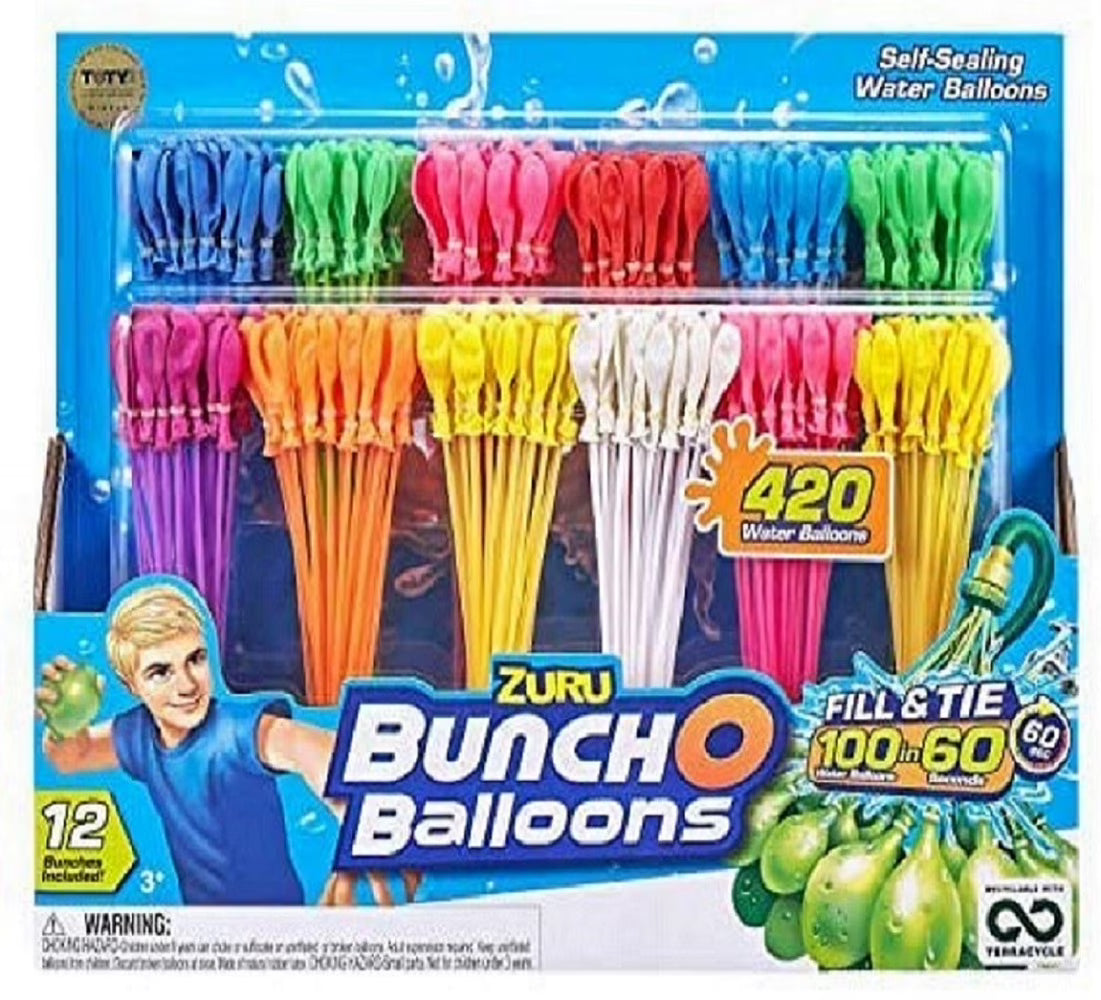 12 Nozzles Water Balloons (420 Balloons) K5348