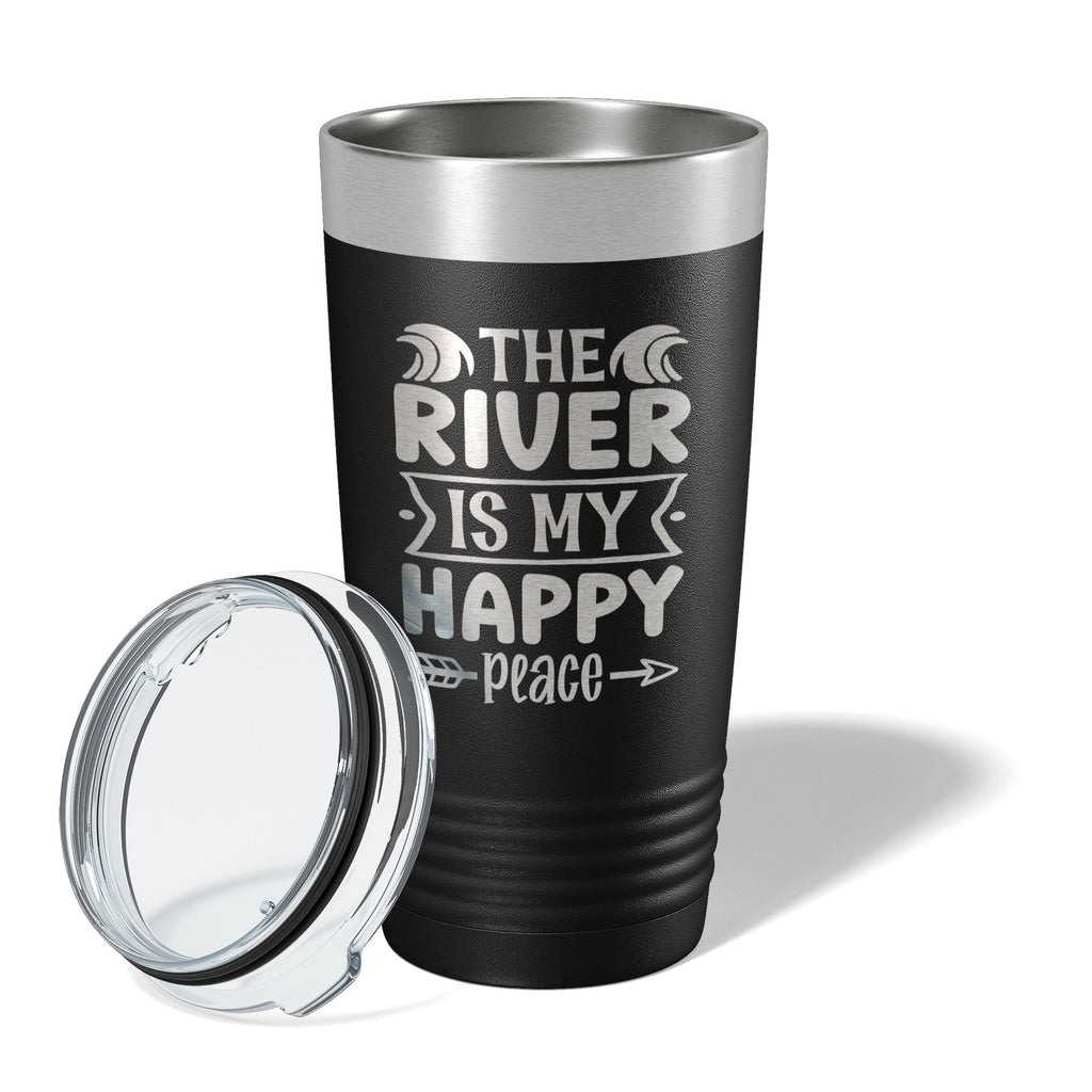 20 oz Black Insulated Travel Mug L99425