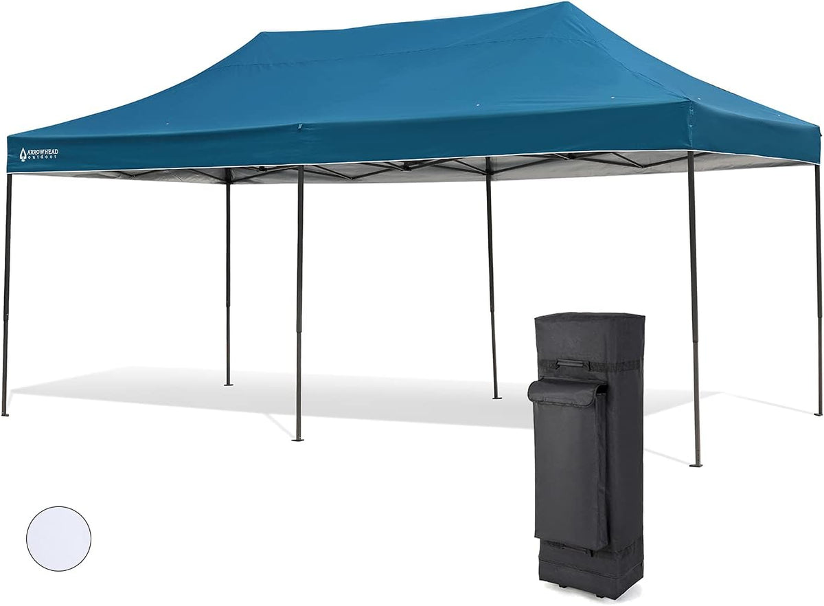 10’x20’ Heavy-Duty Pop-Up Canopy with Wheeled Carry Bag A7795