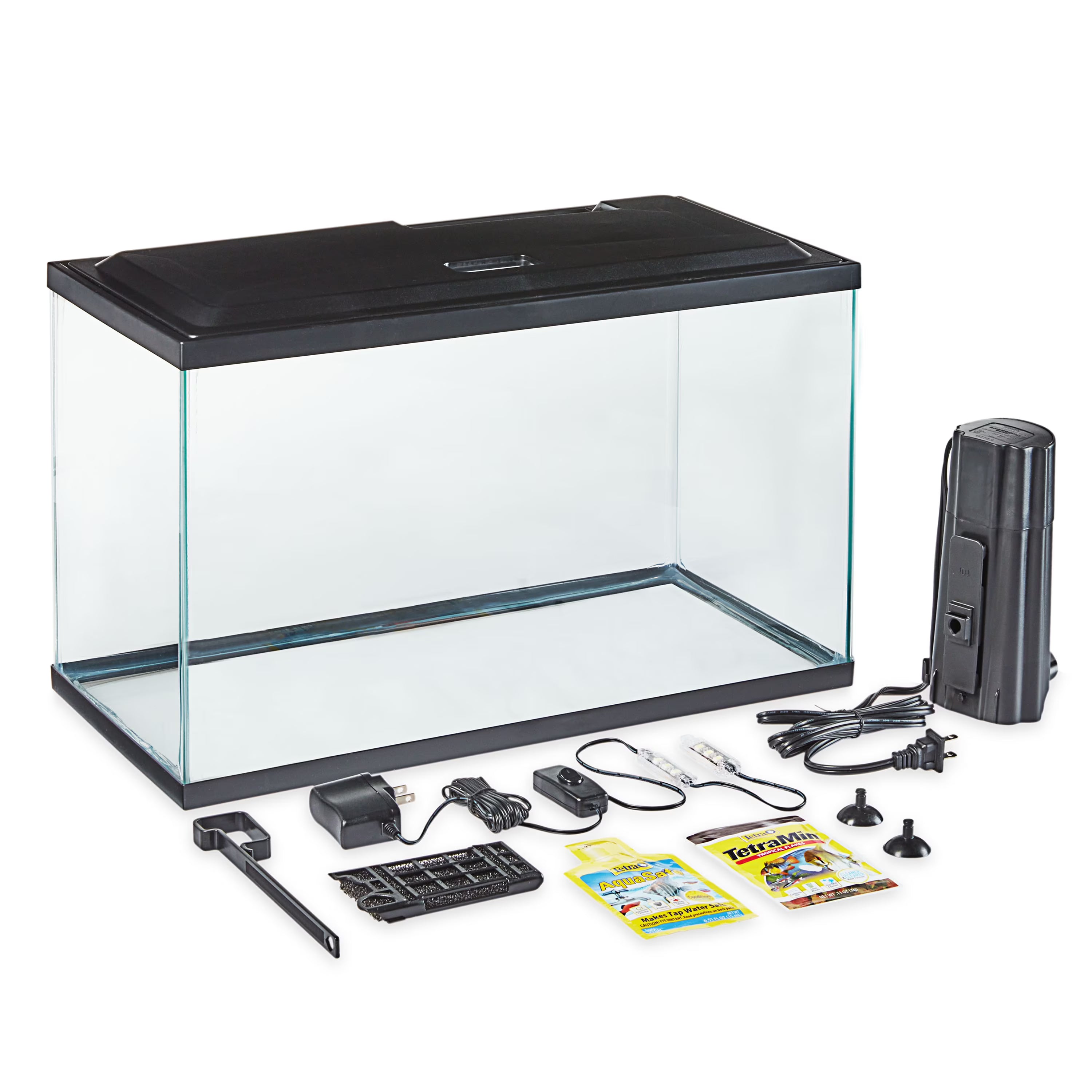 10-Gallon Glass Aquarium Starter Kit F780162
