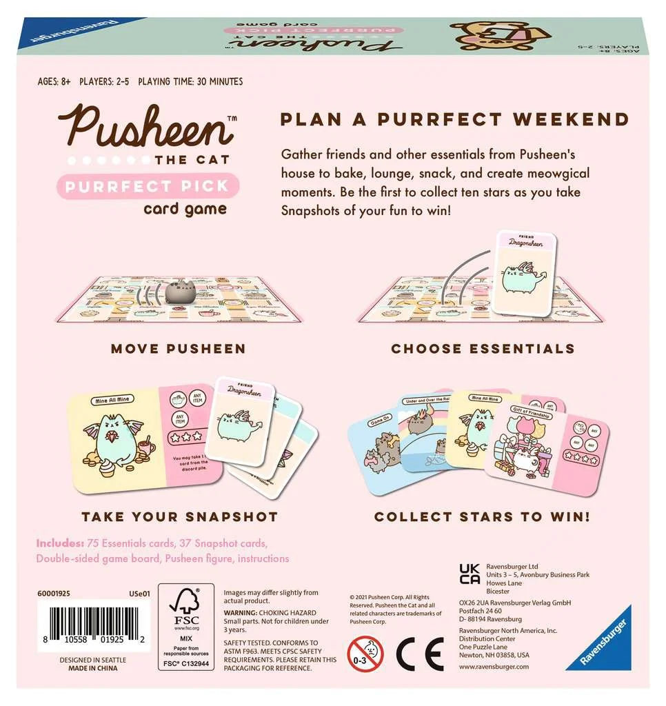 Pusheen Purrfect Pick Board Game T5196