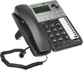 2-Line Corded Telephone with Digital Answering System and Caller ID, Black/Silver S65771