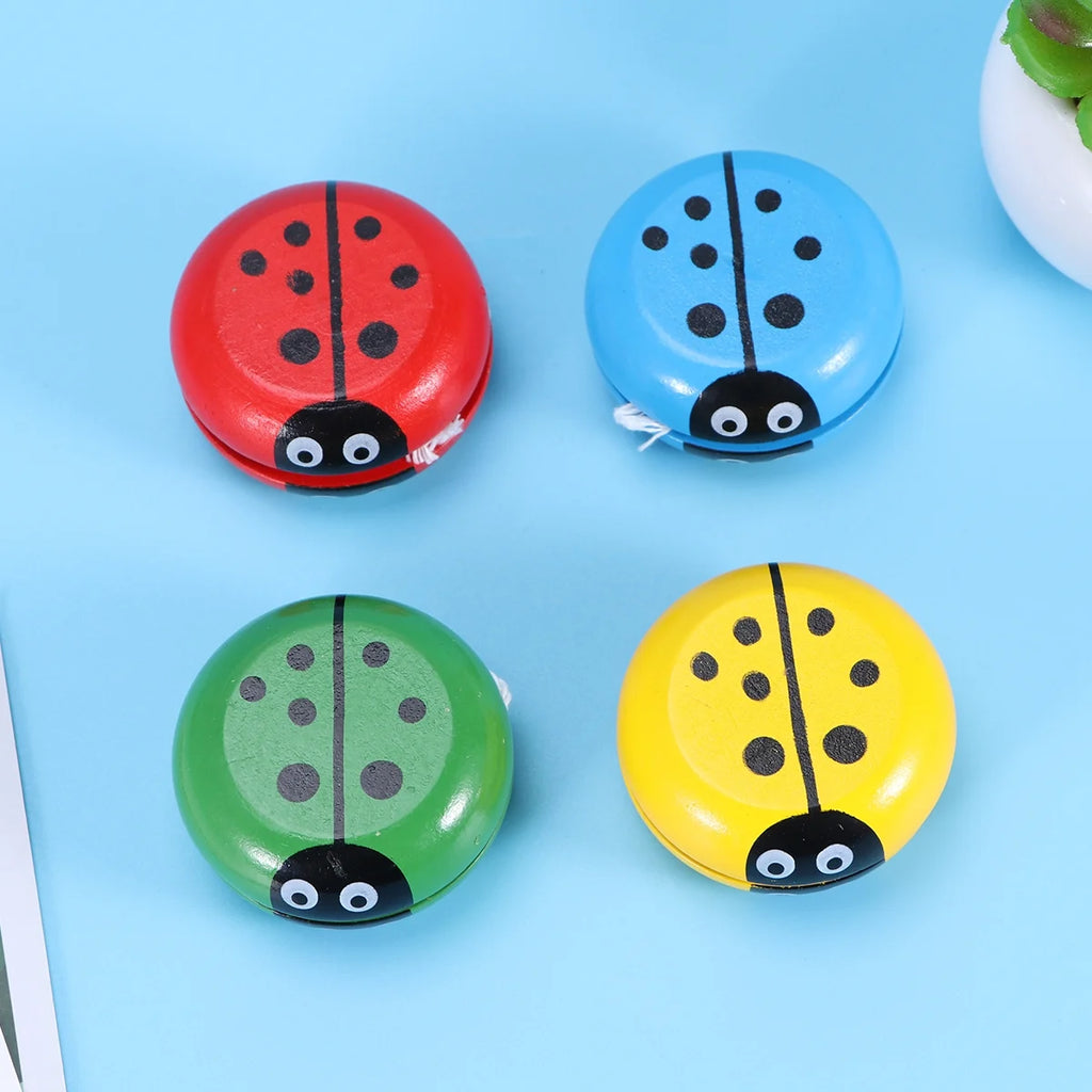10pcs Wooden Yoyo Toys E78814