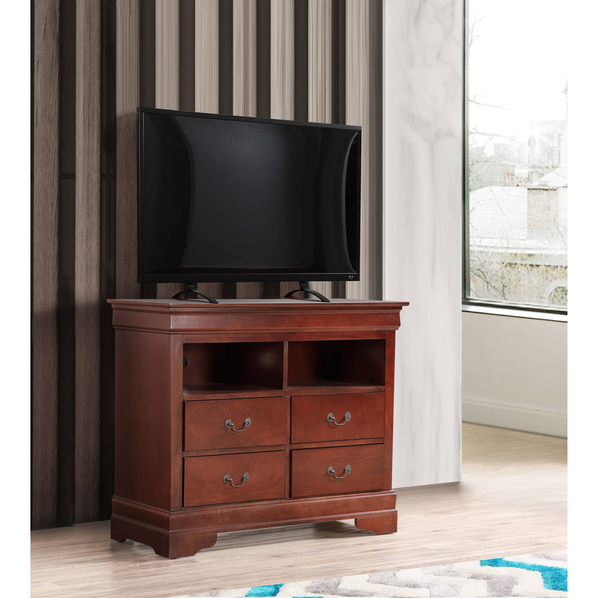 Cherry Media Chest F942