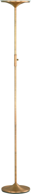 Antique Brass LED Torchiere P24187