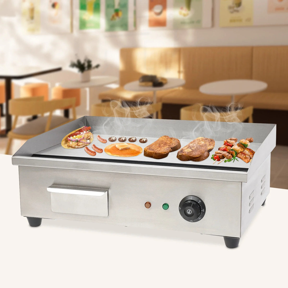 21.65" Commercial Tabletop Flat Top Grill Q8731
