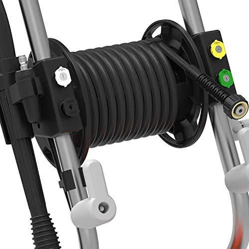2200 PSI 1.2 GPM Cold Water Electric Pressure Washer with Hose Reel and Turbo Nozzle I6842