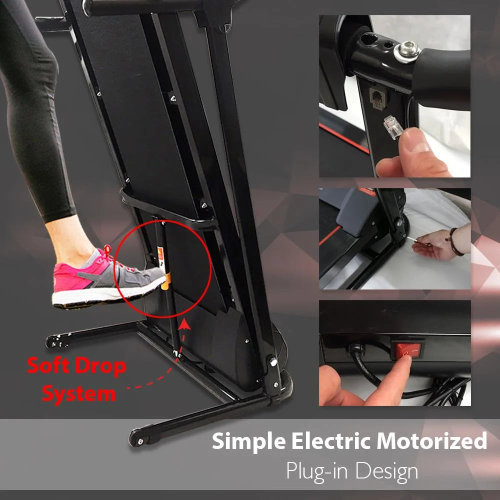 Foldable Treadmill with LCD C764