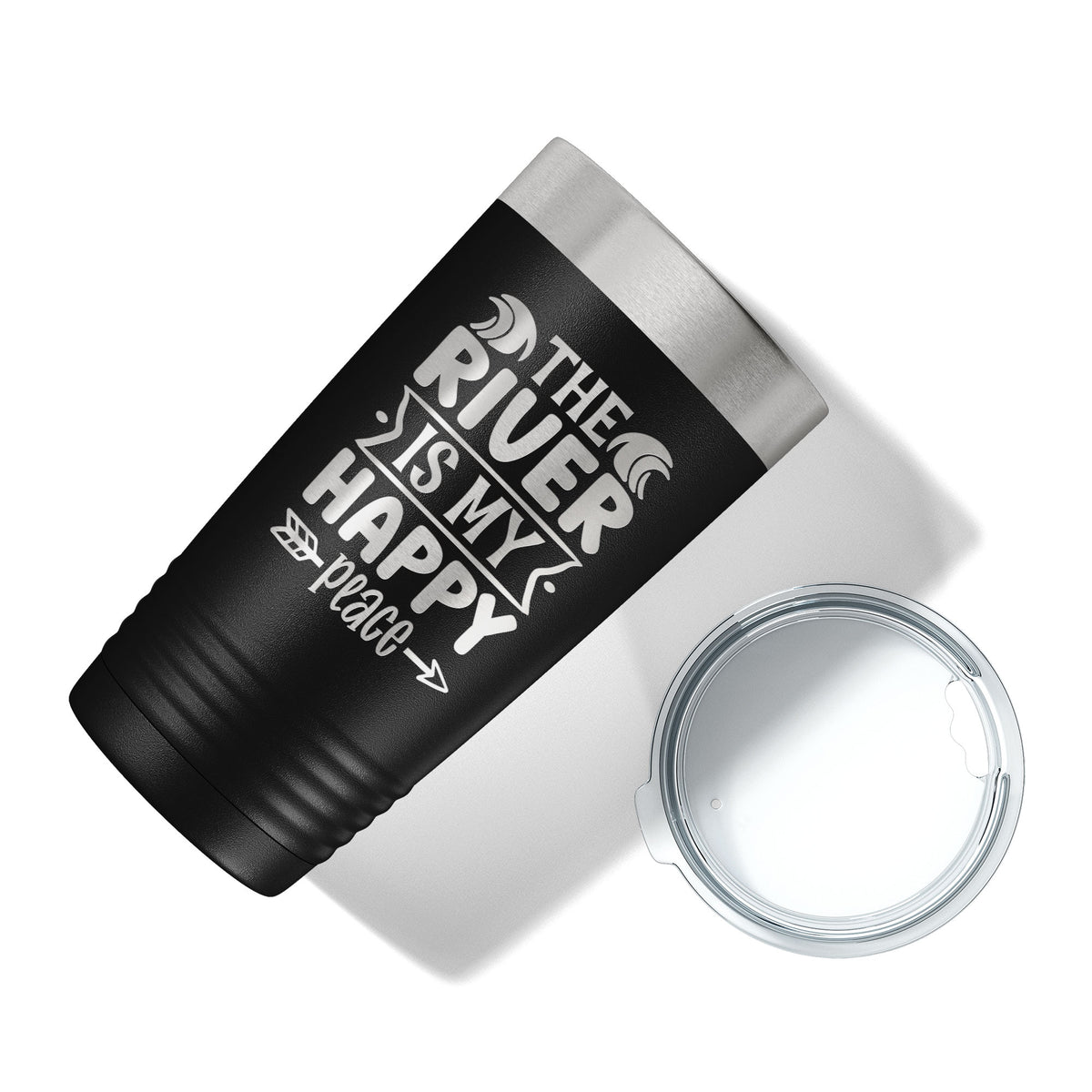 20 oz Black Insulated Travel Mug L99425