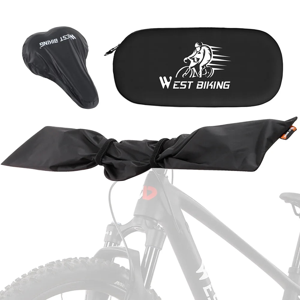 Cycling Equipment Set Bike Accessories Handlebar Protector Cover Chain Protector Seats Rain Cover K2293