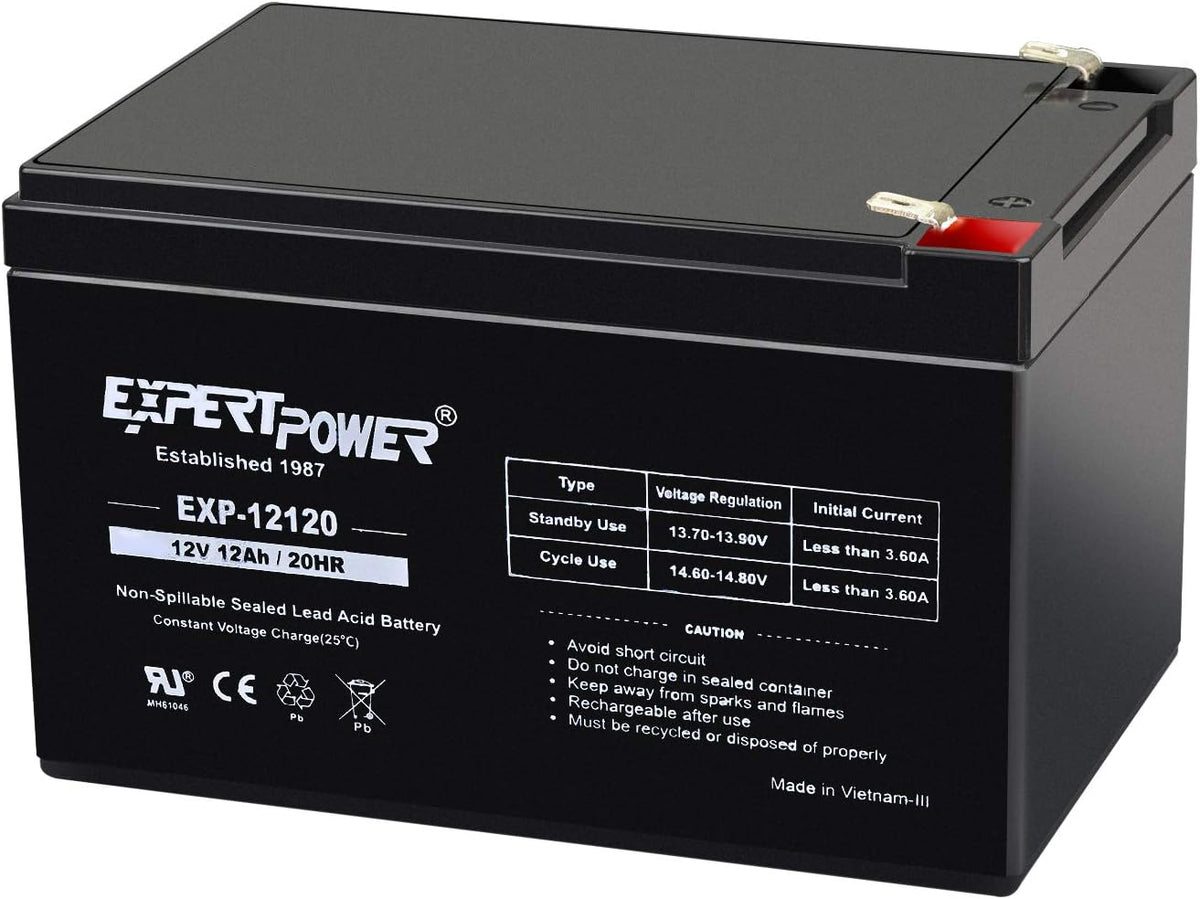 2 Pack 12 Volt 12 Ah Rechargeable Battery L72681