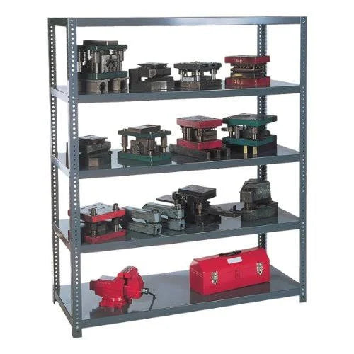 Metal Shelving Unit, 5 Shelves, Steel E2621
