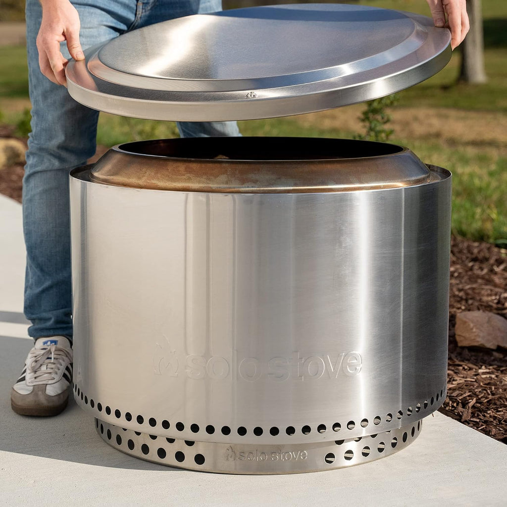 27 Lid 304 Stainless Steel Fire Pit Accessories D157