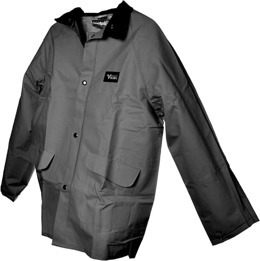 Black 2XL Rain Suit with Jacket and Bib N846