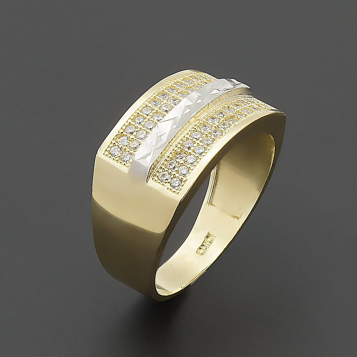 10K Yellow Gold Signet Ring C3410