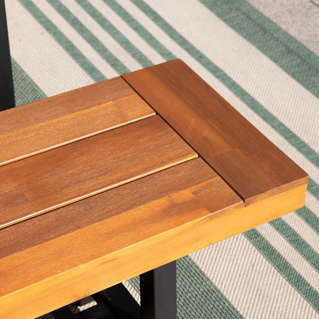 2PCS Patio Wood Benches Z707302