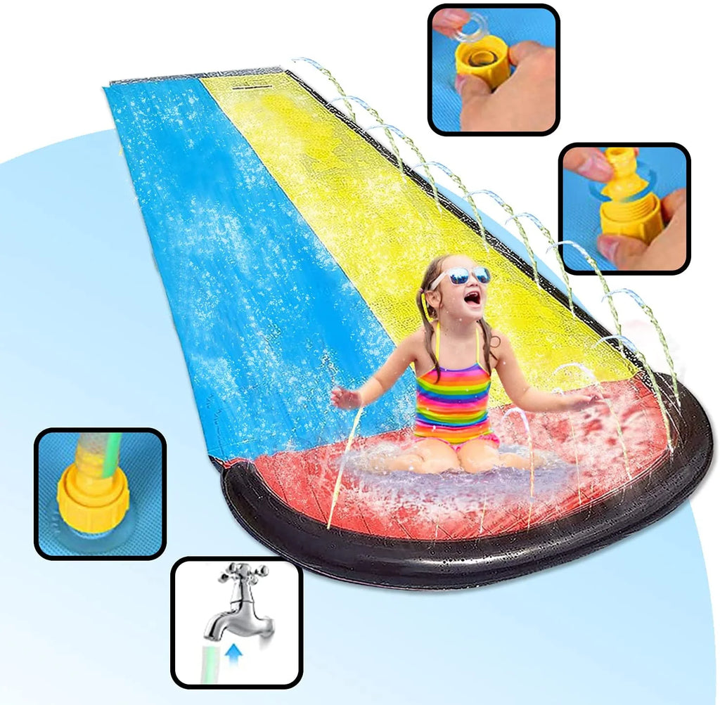 15.5ft Racing Slide Splash Sprinkler G185351