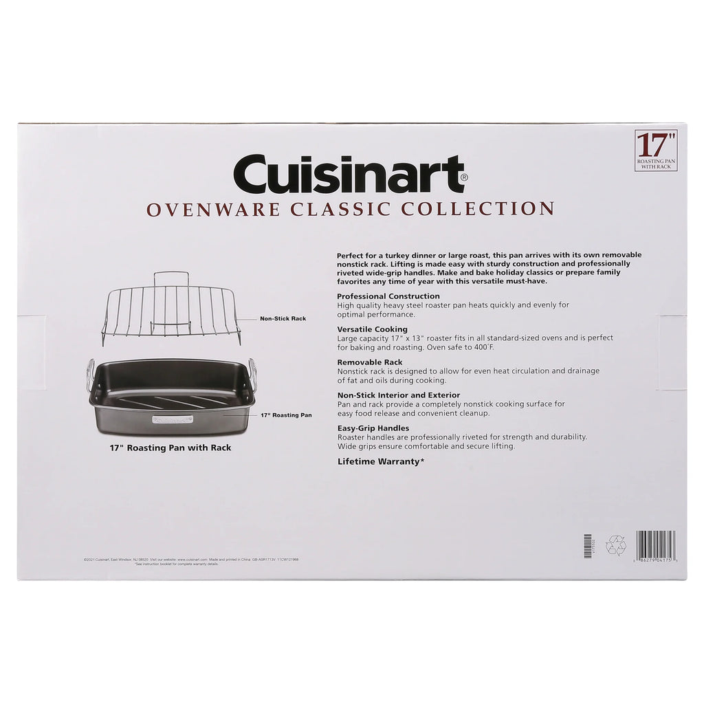 17" x 13" Non-Stick Roaster Pan with V-Rack P92072