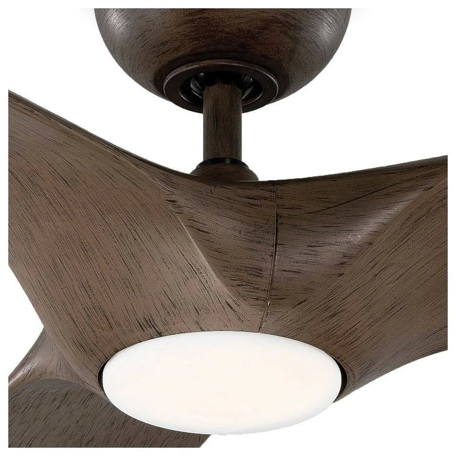 Dark Walnut Smart Ceiling Fan U9073