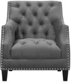 Tufted Accent Chair with Nail Trim G16392