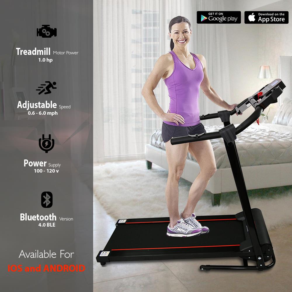 Foldable Treadmill with LCD C764