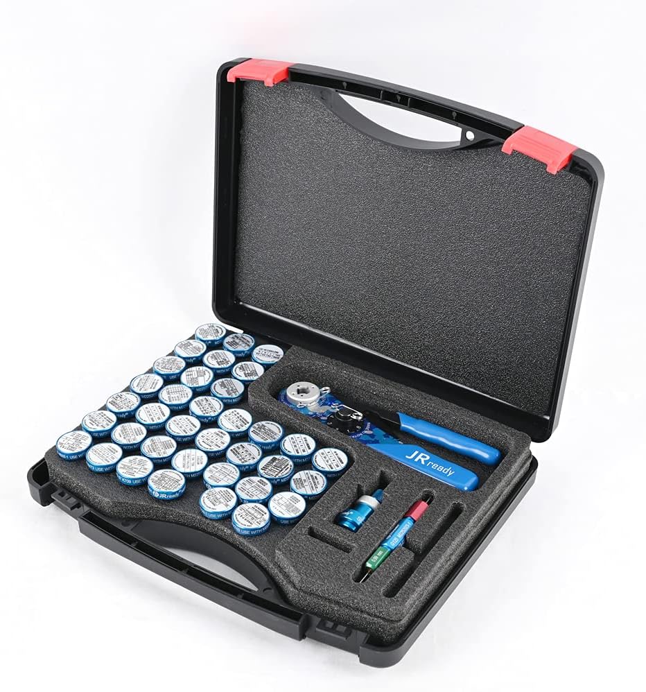 Eight Indent Crimping Tool Kit with 37 Positioner and GO NO GO GAUGE M761