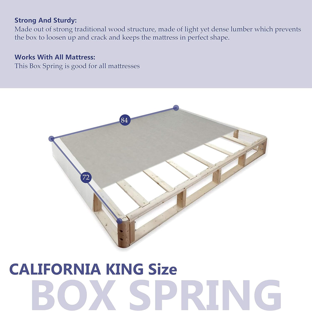 8 Inch Split Box Spring Cal-King I528727