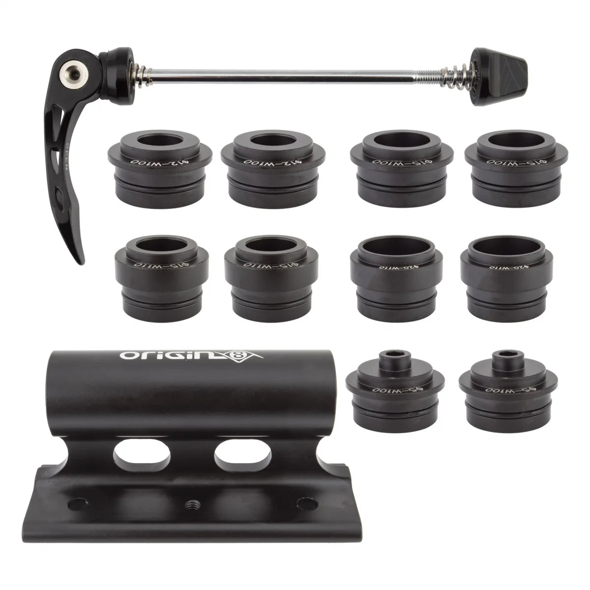 Alloy Fork Mount 100/110mm Spacing Black W87683