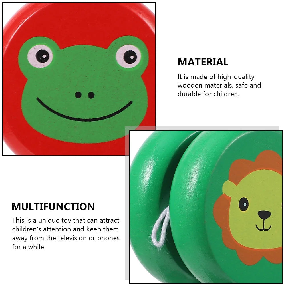 2pcs Wooden Finger Yoyo Ball Toy E578