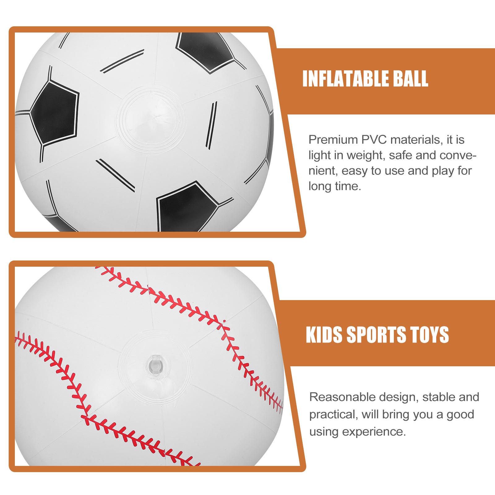Inflatable Beach Ball Set of 4 D206