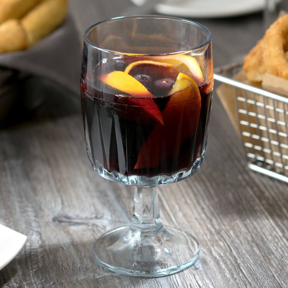 10.5 oz. Rim Tempered Glass Goblet H973914