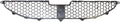 Textured Black Plastic Grille Insert A40291