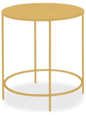 Saffron Yellow Round End Table S15837