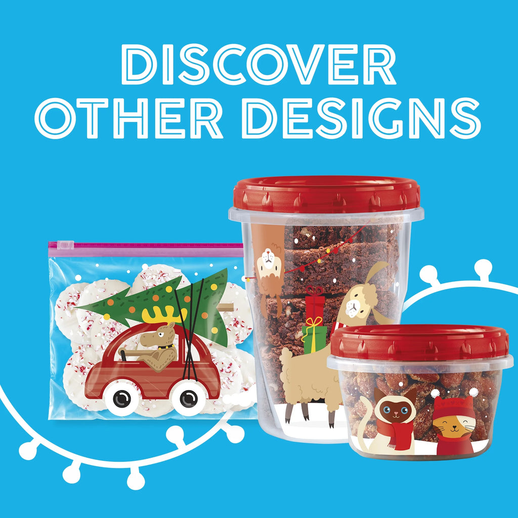 Holiday Freezer Quart Bags, 19 CT D943