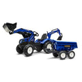 Pedal Tractor with Front Loader, Backhoe and Maxi Tilt Trailer B4743