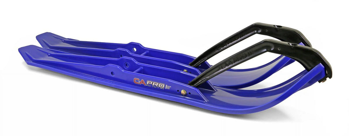 Blue XPT Snowmobile Skis with 7.5" Shaper Bars Complete Kit P69836