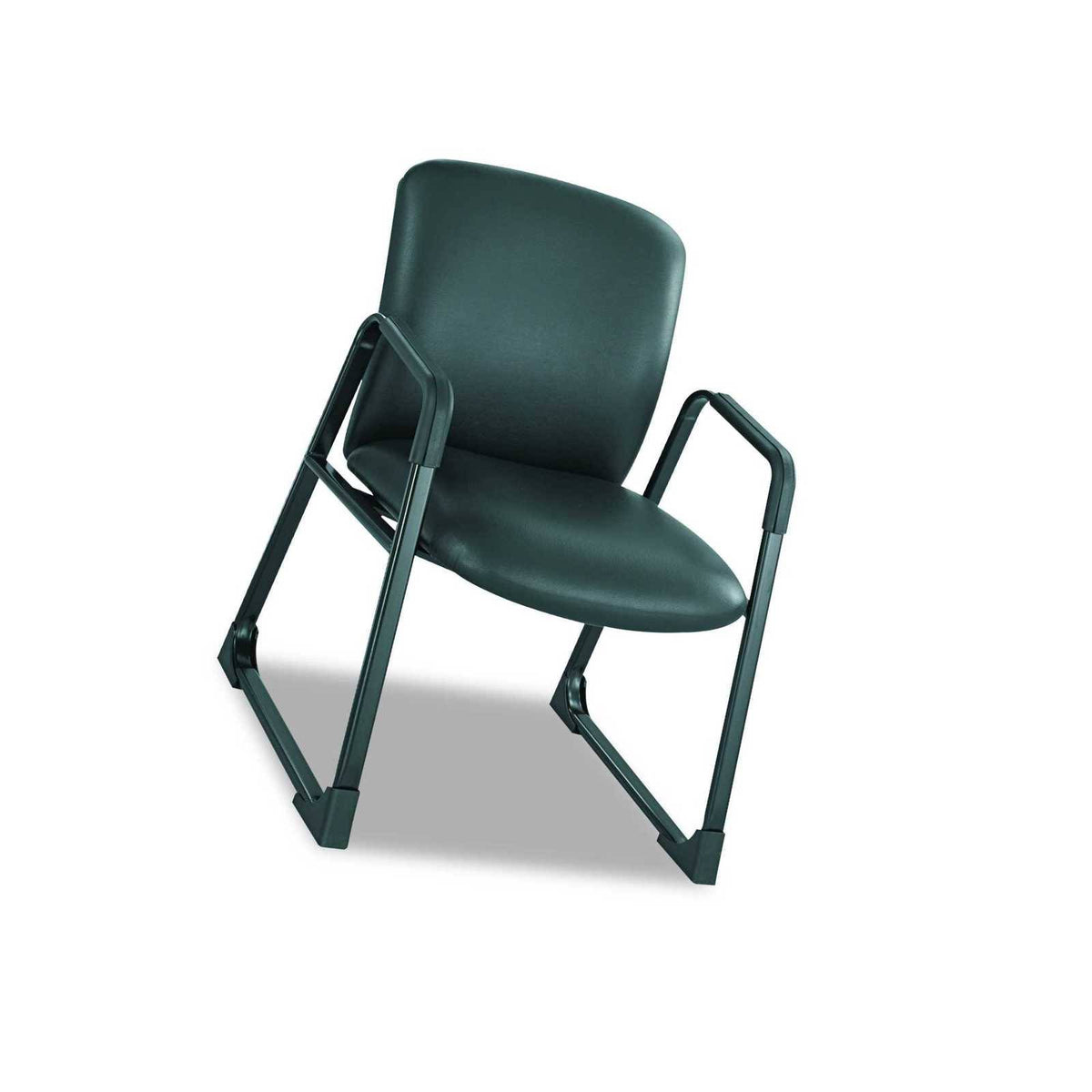 Black Vinyl Guest Chair X639