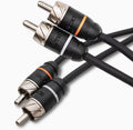 100% OFC Copper RCA Interconnects Stereo Cable, 2 Channel 1.5' (2 x RCA Male to 2 x RCA Male), Pack of 2 W960
