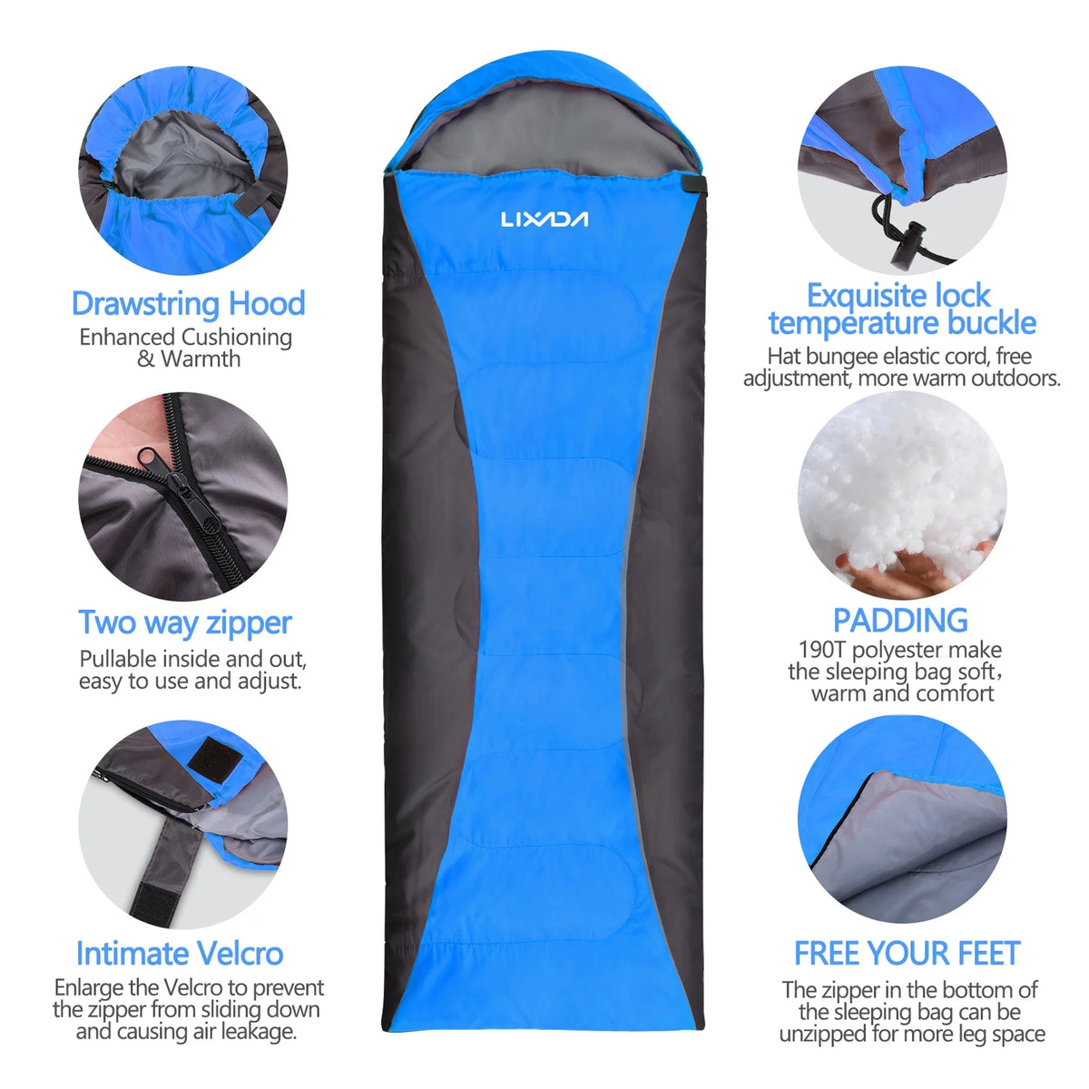 4-Season Waterproof Camping Bag with Storage Bag V1209