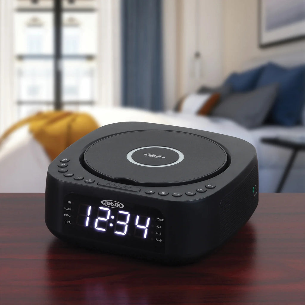 Stereo Digital Dual-Alarm Clock with CD Player O408931