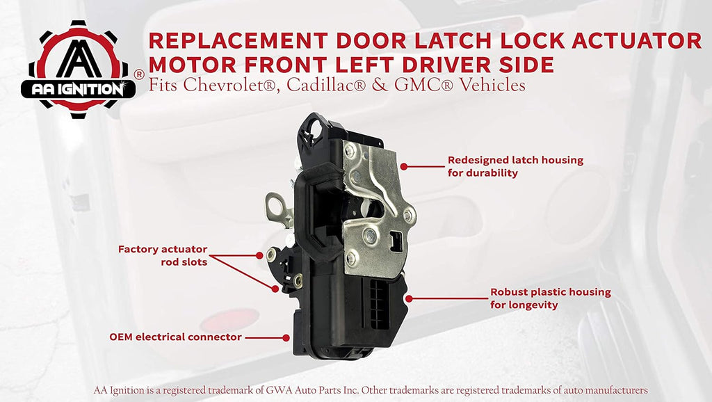 Door Latch Lock Actuator Pack of 2 C3022