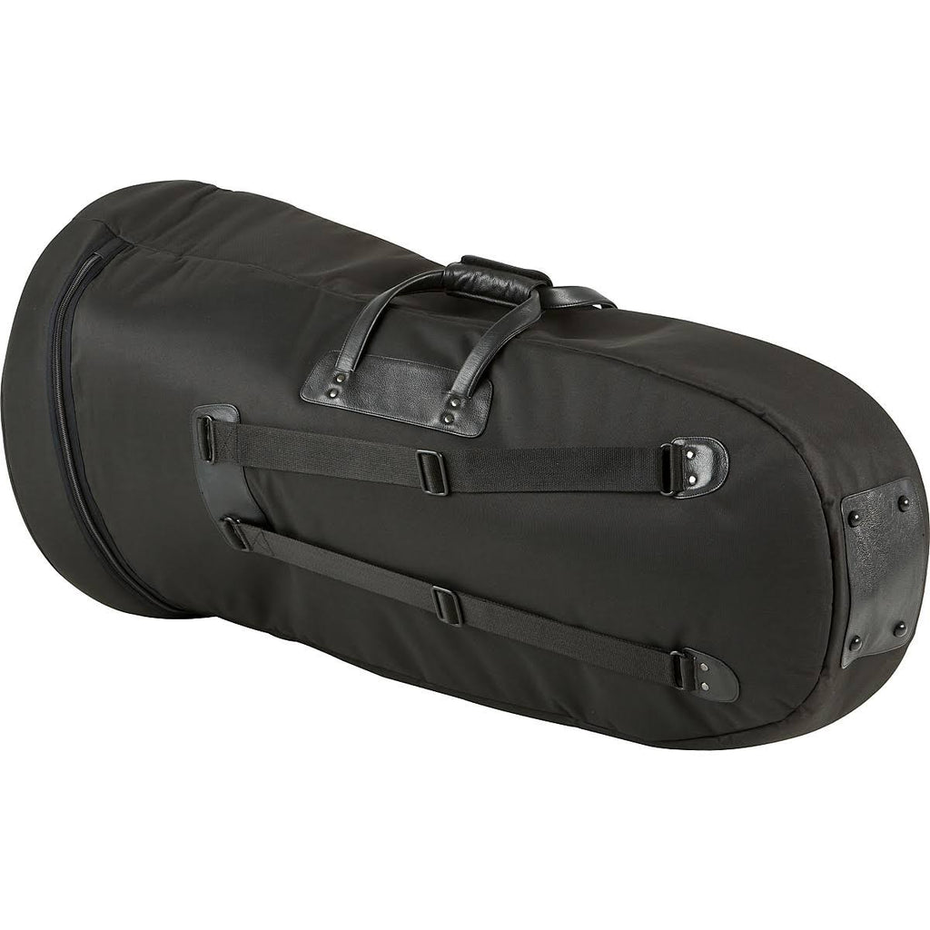 Black Ultra Leather Bell Tuba Gig Bag T657