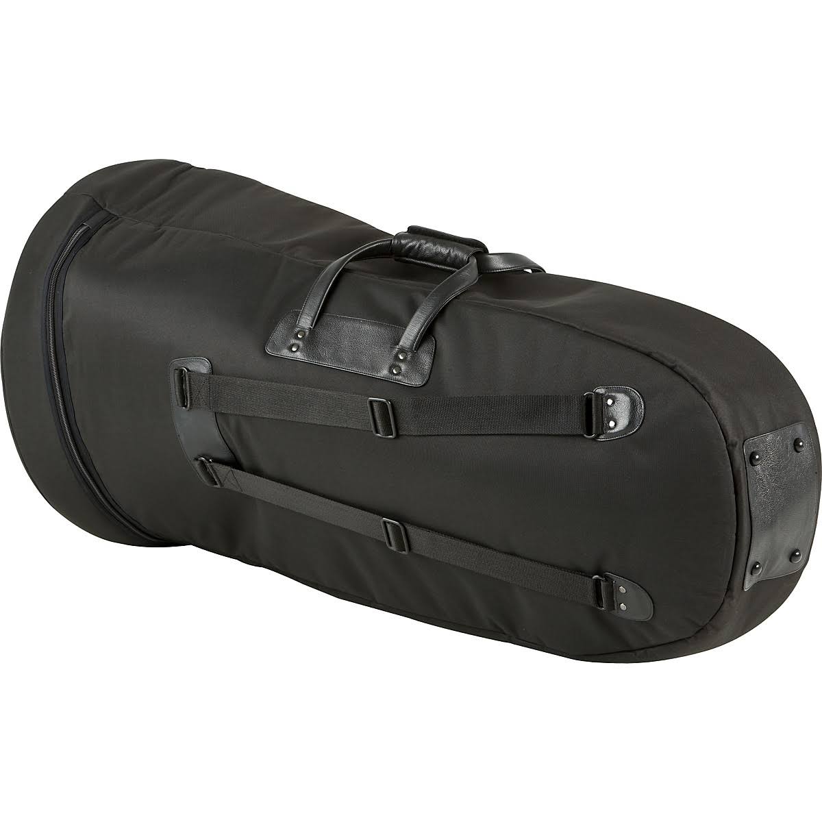 Black Ultra Leather Bell Tuba Gig Bag T657
