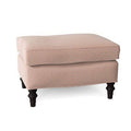 Coral Pink Rectangle Cocktail Ottoman M8166