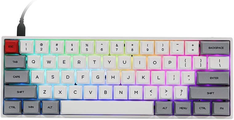 61 Keys Bluetooth Mechanical Keyboard with RGB Backlit X7188