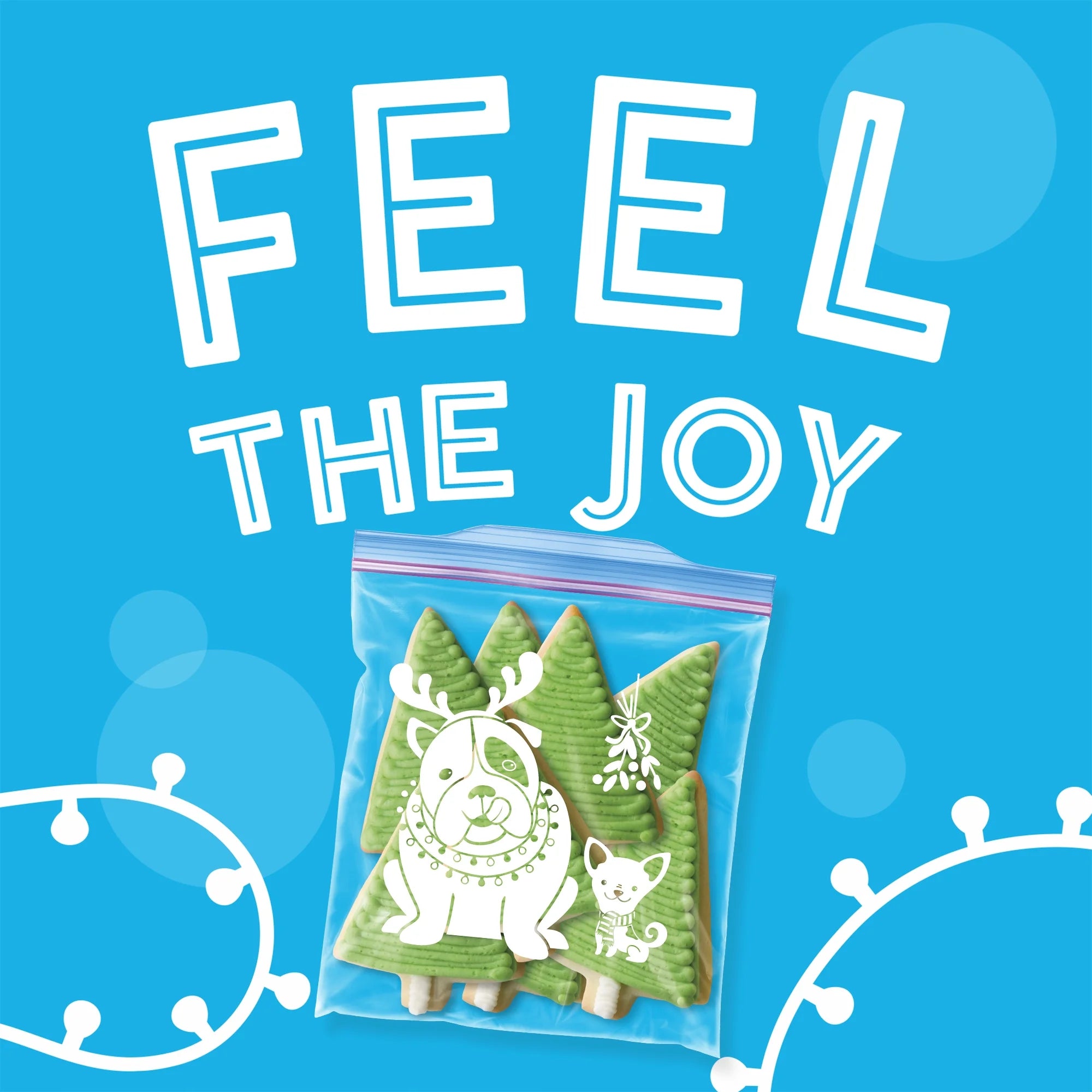 Holiday Freezer Quart Bags, 19 CT D943