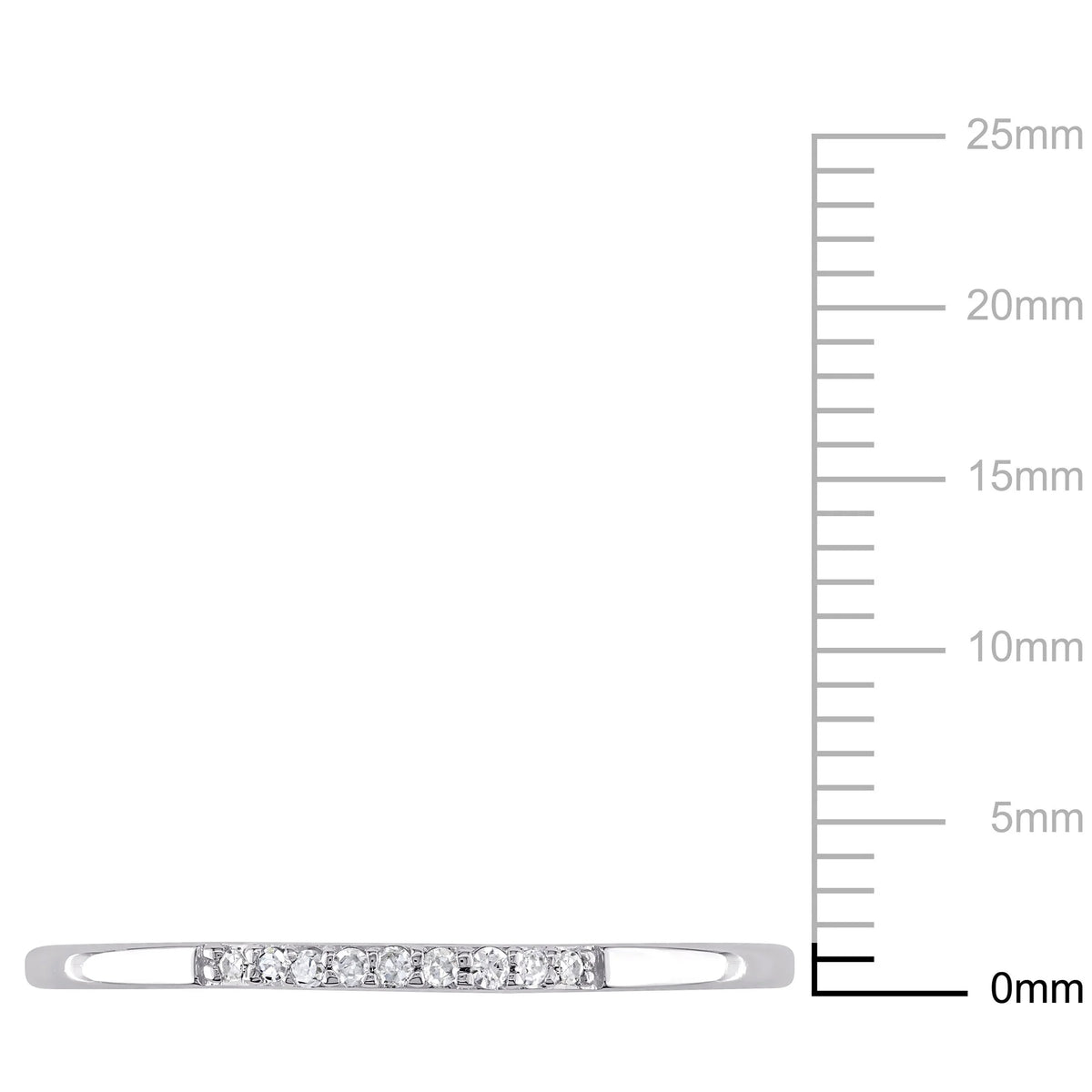10kt White Gold Diamond Accent Wedding Band G745993