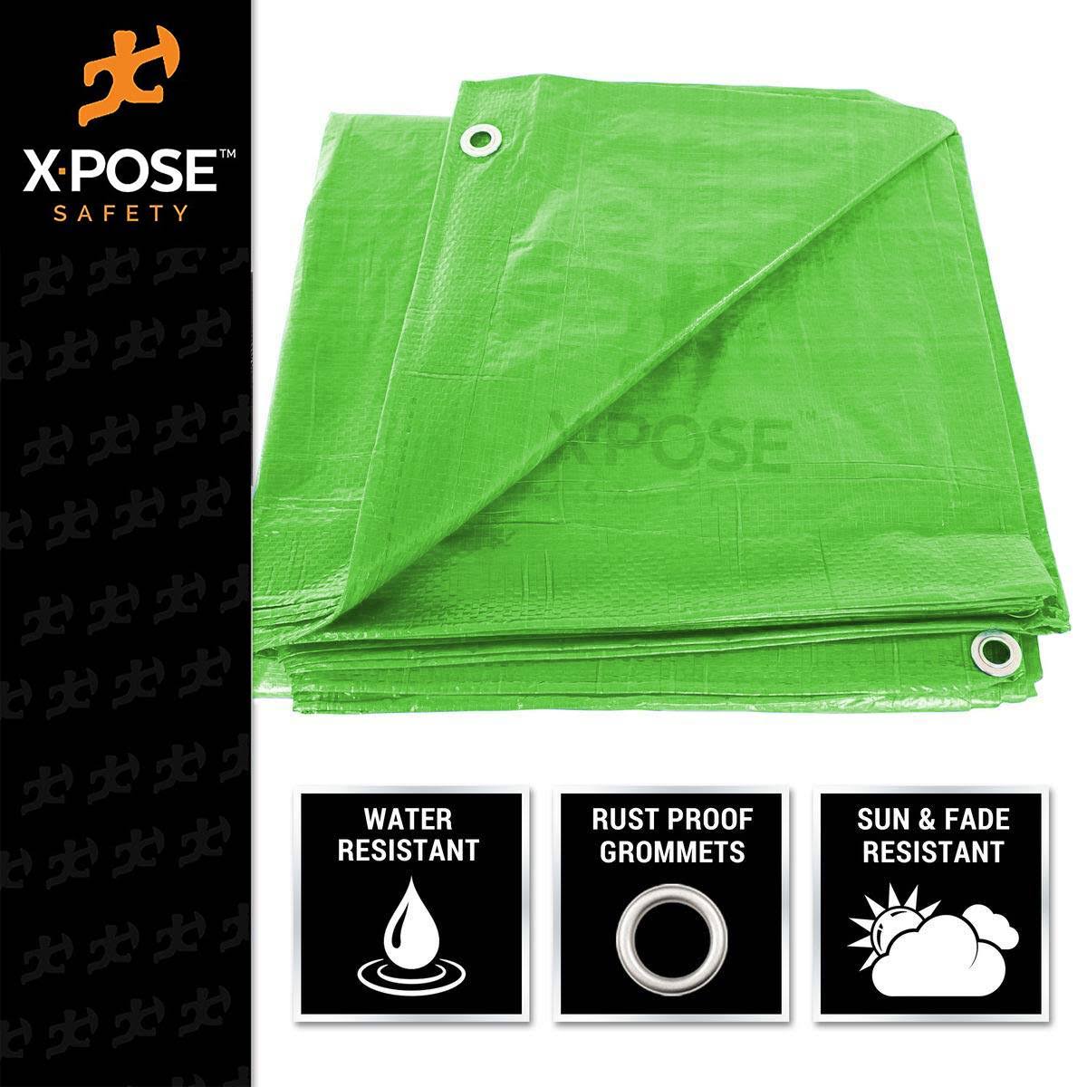 Green Poly Tarps - Case of 40 W76577